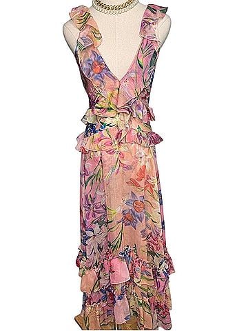 PatBO Iris Ruffle Cocktail Dress (view 1)