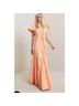 A.L.C. 100% Polyester Orange Casual Dress Size 0 - photo 5
