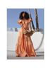 A.L.C. 100% Polyester Orange Casual Dress Size 0 - photo 4