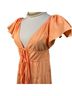 A.L.C. 100% Polyester Orange Casual Dress Size 0 - photo 8