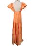 A.L.C. 100% Polyester Orange Casual Dress Size 0 - photo 2