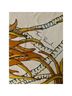 Tory Burch 100% Cotton Floral Tan Ivory Scarf One size - photo 8