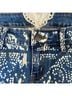 Free People Floral Blue White Jeans Size 26 - photo 3