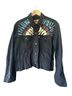 Levi's Tie-dye Black Multi Color Denim Jacket Size M - photo 1