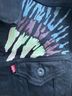Levi's Tie-dye Black Multi Color Denim Jacket Size M - photo 5