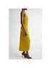A.L.C. 100% Polyester Solid Stripes Green Yellow Cocktail Dress Size 8 - photo 5