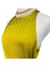 A.L.C. 100% Polyester Solid Stripes Green Yellow Cocktail Dress Size 8 - photo 8