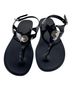Michael Kors 100% Plastic Black Sandals Size 10 - photo 1