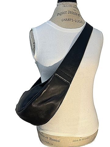 Cos Leather Crossbody Bag (view 2)
