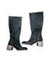 Free People 100% Leather Blue Boots Size 6 - photo 1