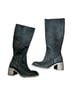 Free People 100% Leather Blue Boots Size 6 - photo 2