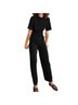 Boden 100% Polyester Solid Black Jumpsuit Size 10 - photo 1