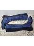Stuart Weitzman 100% Suede Color Block Blue Boots Size 4 - photo 13