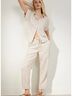 Caslon 100% Linen Tan Linen Pants Size XL - photo 4