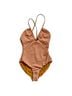 The Great. Checkered-gingham Multi Color One Piece Swimsuit Size S - photo 1