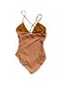 The Great. Checkered-gingham Multi Color One Piece Swimsuit Size S - photo 2