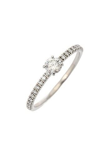 Cartier CARTIER Etincelle de Cartier Diamond 0.21ct E-VVS1-VG #49 CRN4744247 Women's Pt950 Platinum Ring A Rank Used Ginzo (view 1)