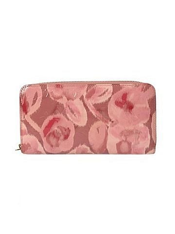 Louis Vuitton LOUIS VUITTON Louis Vuitton Monogram Vernis Ikat Flower Zippy Wallet Rose Velour M90020 Women's Long B Rank Used Ginzo (view 1)