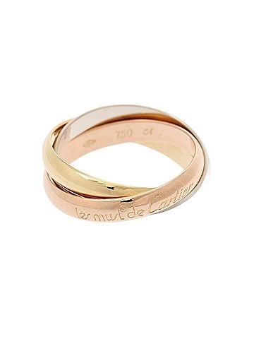 Cartier CARTIER Trinity Three-Color #54 Women's 18KPG WG YG Ring - Grade A Used Ginzo (view 2)