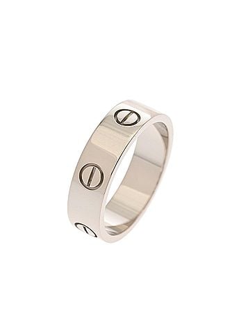 Cartier CARTIER Love Ring #60, Men's/Women's, 18K White Gold (WG), Ring, Grade A, Used, Ginzo (view 2)