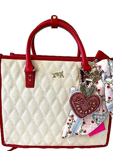 Betsey Johnson RED XOLALA Leather Tote (view 1)