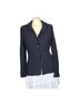 St. John 100% Acetate Solid Blue Blazer Size 4 - photo 1