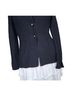 St. John 100% Acetate Solid Blue Blazer Size 4 - photo 3
