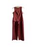 Dissh 100% Linen 100% Cotton Solid Red Linen Pants Size 4 - photo 1