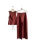 Dissh 100% Linen 100% Cotton Solid Red Linen Pants Size 4 - photo 4