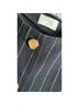 Dissh Stripes Black Brown Linen Pants Size 4 - photo 3