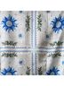 Never Fully Dressed 100% Polyester Print White Blue Blouse Size 6 - photo 9