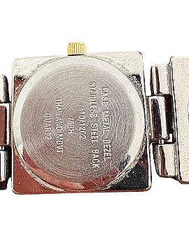 Anne Klein Silver Tone Square Link Watch Watch (view 2)