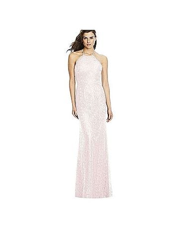 Dessy Collection Marquis Lace Cocktail Dress (view 1)