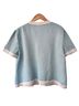 St. John Solid Blue Cardigan Size 14 - photo 2