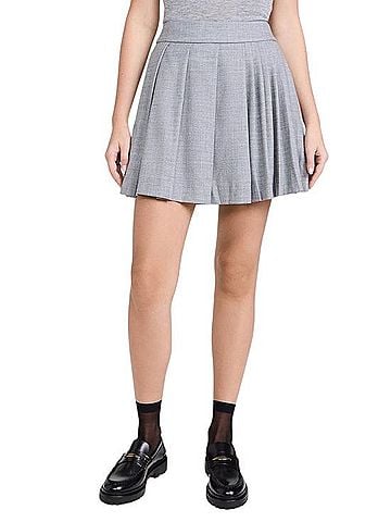 Solid & Striped The Mini Bonnie Wool Skirt (view 1)