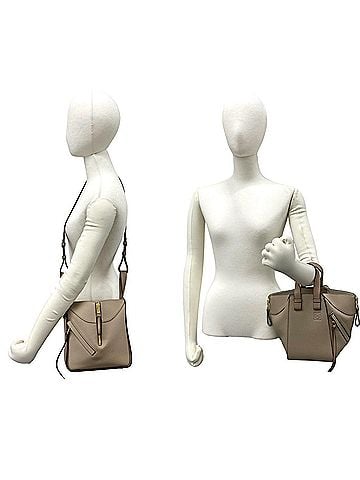 Loewe LOEWE Hammock Compact Anagram Logo Leather 2-way Handbag/Shoulder Bag Beige 81191 (view 2)