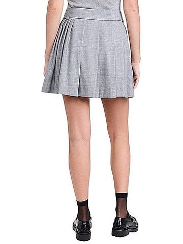 Solid & Striped The Mini Bonnie Wool Skirt (view 2)