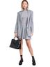 Solid & Striped Solid Gray Wool Skirt Size S - photo 4