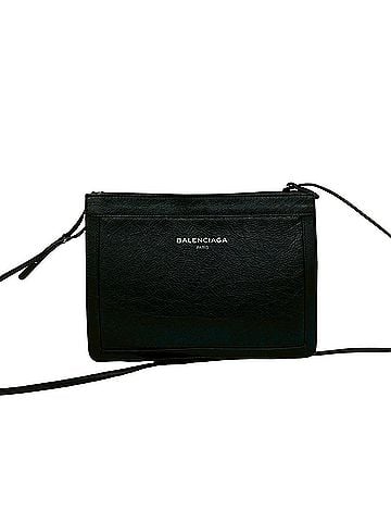 Balenciaga BALENCIAGA Balenciaga Navy Leather Pochette Shoulder Bag, Pouch, Sacoche, Black 29832 (view 1)