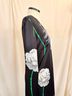 Blair 100% Polyester Floral Black White Cocktail Dress Size M - photo 3