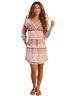 O'Neill 100% Viscose Floral Paisley Pink Romper Size S - photo 1