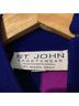 St. John Sport Checkered-gingham Purple Blue Wool Pullover Sweater Size L - photo 5