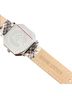 Silpada Designs 100% Gauze 100% Leather 100% Metallic Fiber Snake Print Silver Tan Watch One size - photo 2