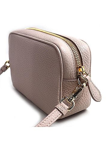 Prada PRADA Prada Leather Mini Bag Shoulder Pink Beige 1NF060 2DKV F0NZ2 Women's (view 2)