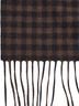 Cos 100% Wool Checkered-gingham Brown Black Wool Coat One size - photo 2