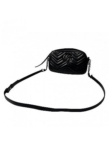 Gucci Gucci GG Marmont Shoulder Bag, So Black, 447632, Crossbody Bag for Women (view 2)