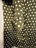 Talie 100% Polyester Polka Dots Green White Button-Down Shirt Size XL - photo 5