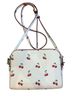 Marc Jacobs Floral White Red Green Leather Crossbody Bag One size - photo 1