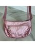 Kipling Pink Leather Crossbody Bag One size - photo 4