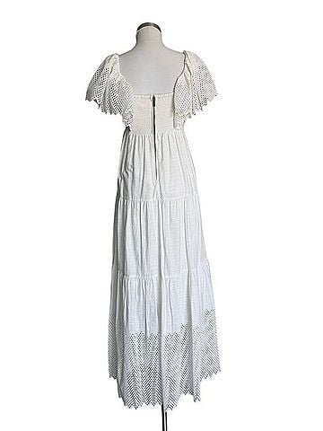 The Great. The Eyelet Hummingbird Casual Dress (view 2)